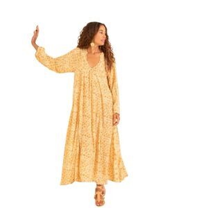 Natalie Martin Fiore maxi dress silk sz XL